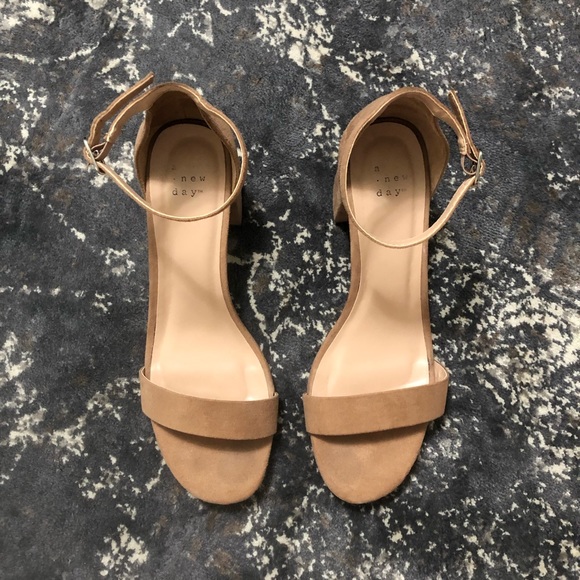 a new day Shoes - Target Tan 2.5 Inch Block Heel